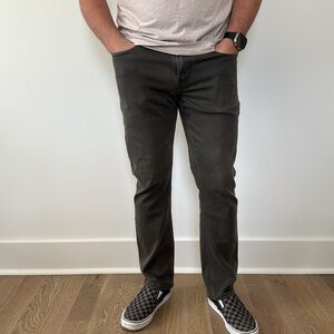 PAIGE Green Gray Denim Jeans